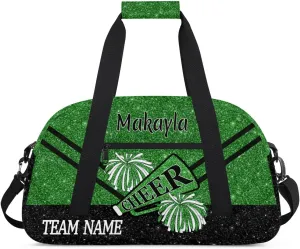 Custom Cheerleading Bag for Girls with Name and Team Name Personalized Cheer Duffle Bag Kids Weekend Travel Bag