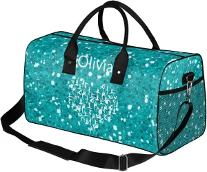 Custom Gymnastics Duffel Bag Personalized Name Dance Ballet Bags Waterproof