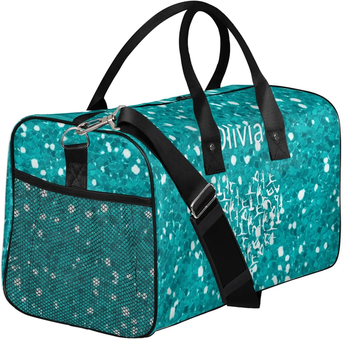 Custom Gymnastics Duffel Bag Personalized Name Dance Ballet Bags Waterproof