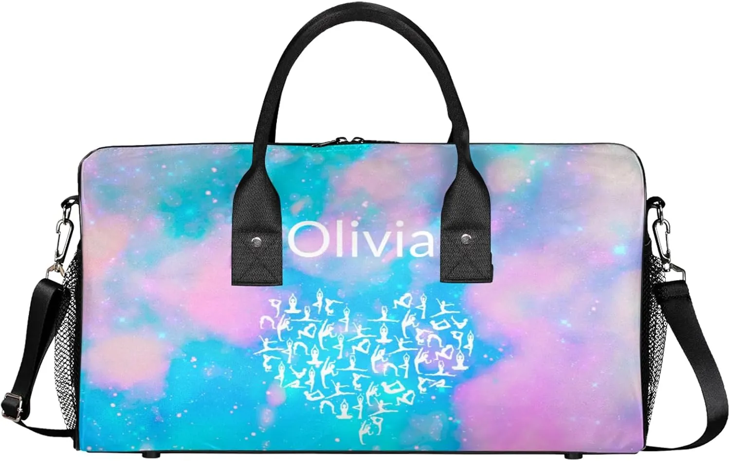 Custom Gymnastics Duffel Bag Personalized Name Dance Ballet Bags Waterproof