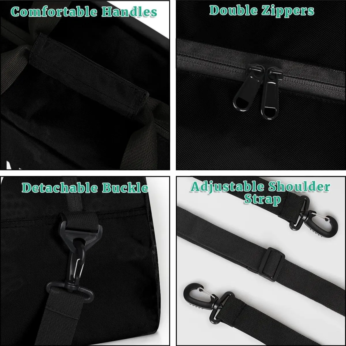 Custom Initial Letters Sport Bag, Personalized Gym Duffel Bags with Name Personalized Gifts for Women Custom Travel Weekender Bag Monogrammed, Black Custom Gifts