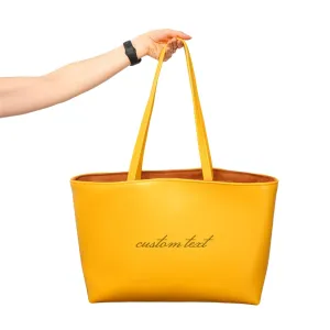 Custom Leather Tote Bag, Woman Leather Purse, Mothers Day Gift, Christmas Gift, Unique Mom Gift, Tote Bag with Zipper, Mom Birthday Gift