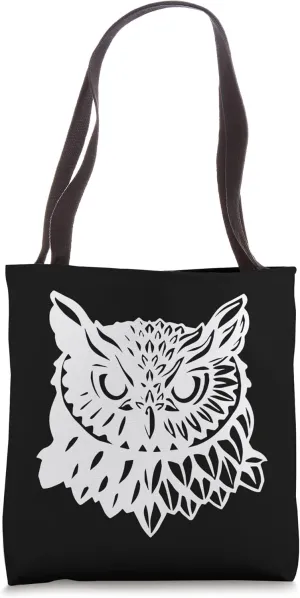 Custom Owl Design - Limited White Print Tote Bag