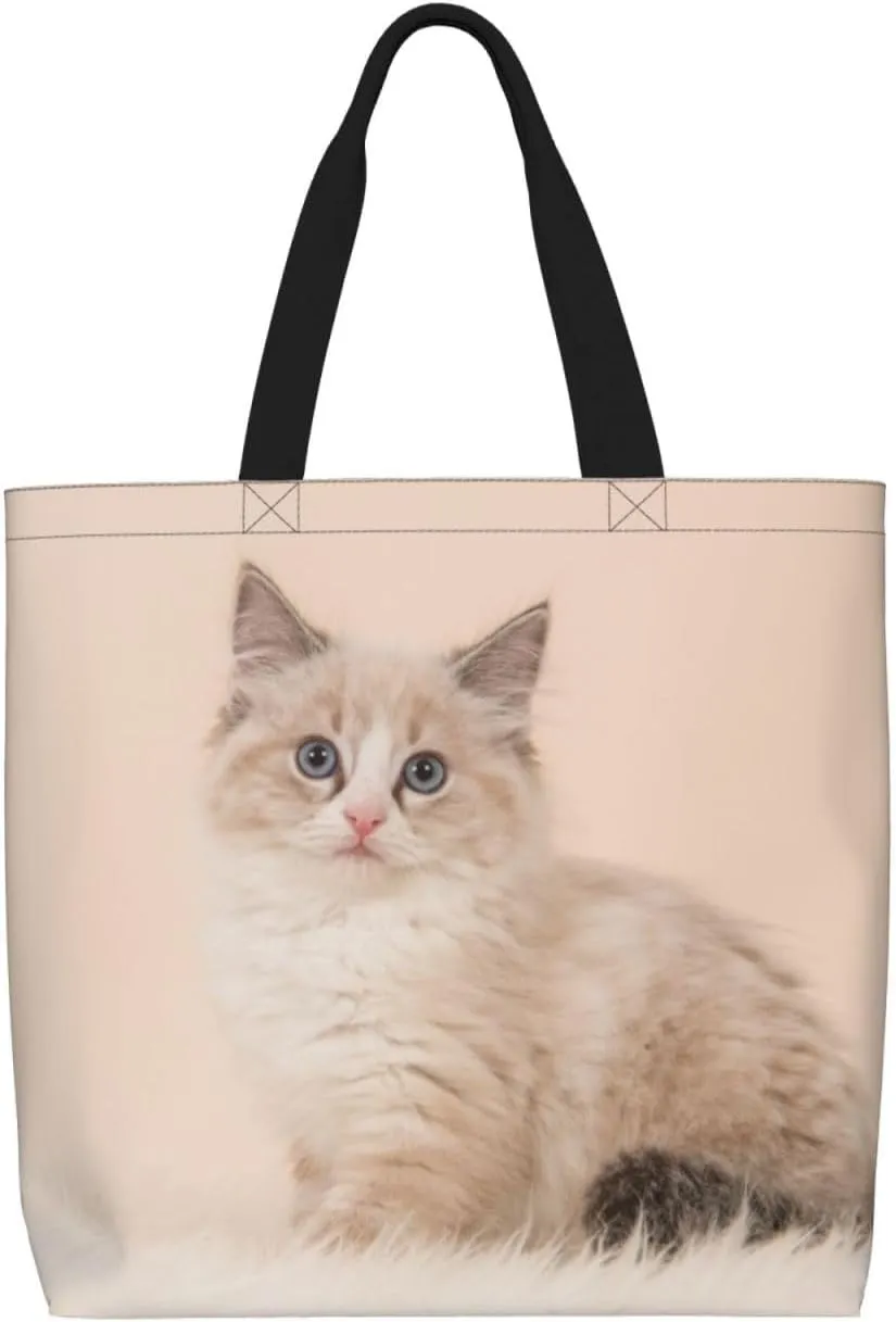 Custom Tote Bag, Custom Bag with Text Photo, Personalized Shopping Bags Reusable Grocery Bags Bulk For Work Travel Gifts