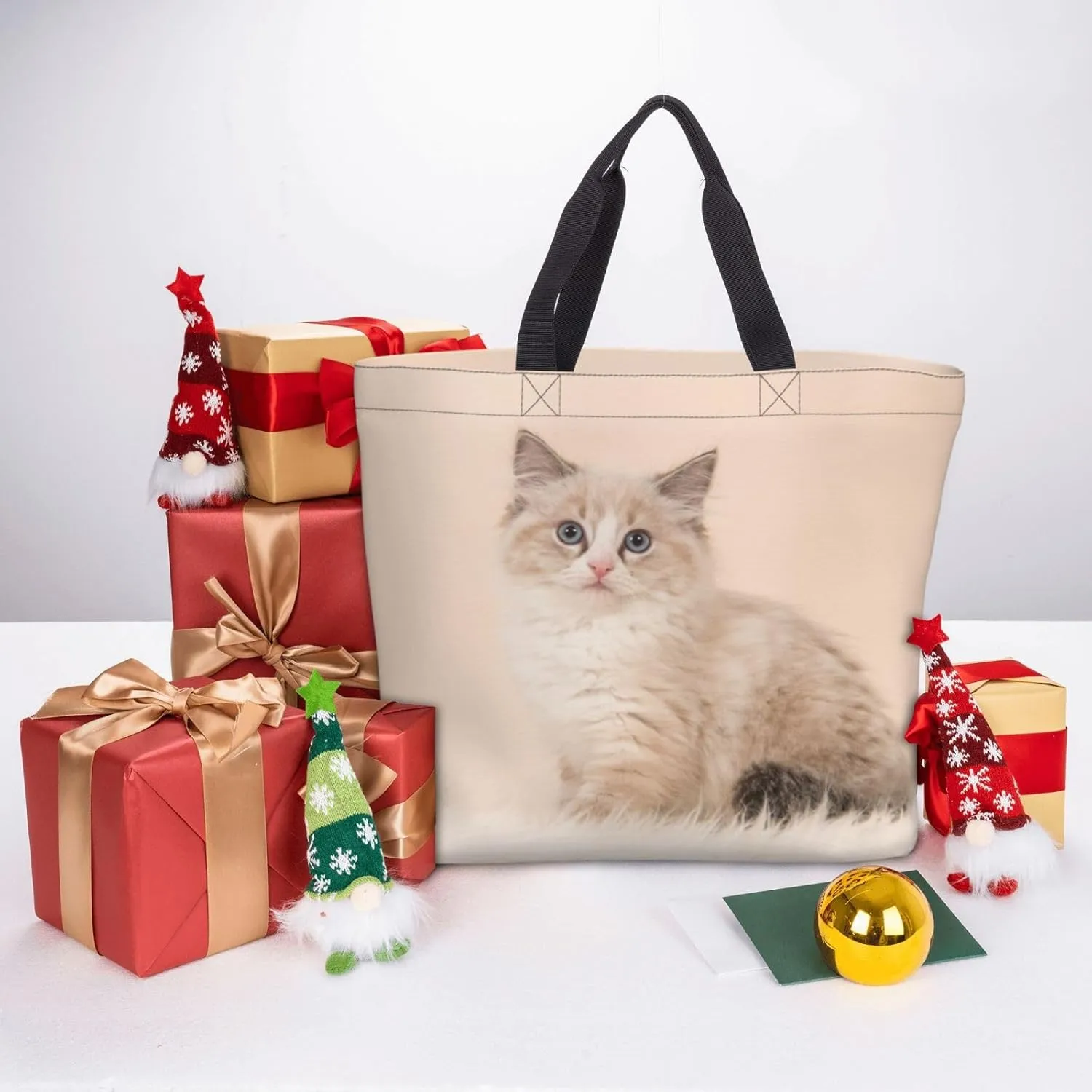 Custom Tote Bag, Custom Bag with Text Photo, Personalized Shopping Bags Reusable Grocery Bags Bulk For Work Travel Gifts