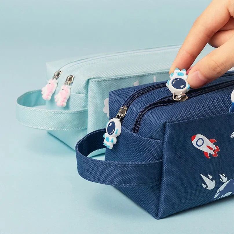 Cyflymder Pencil Case Kawaii Korean Stationery Pencil Pouch Large Capacity Pencil Bag Astuccio Estojo Escolar Trousse Scolaire Pencilcase