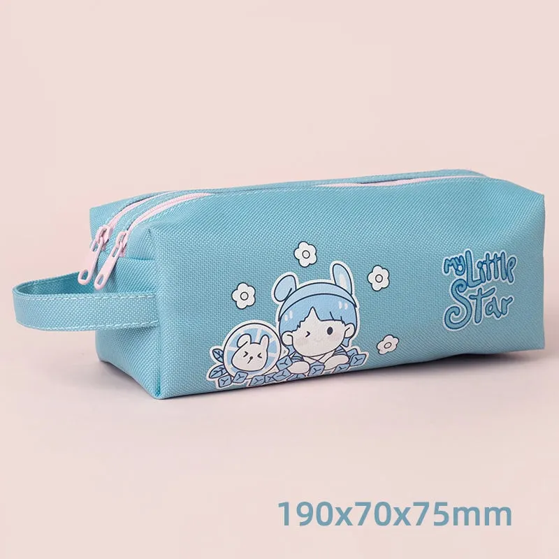 Cyflymder Pencil Case Kawaii Korean Stationery Pencil Pouch Large Capacity Pencil Bag Astuccio Estojo Escolar Trousse Scolaire Pencilcase