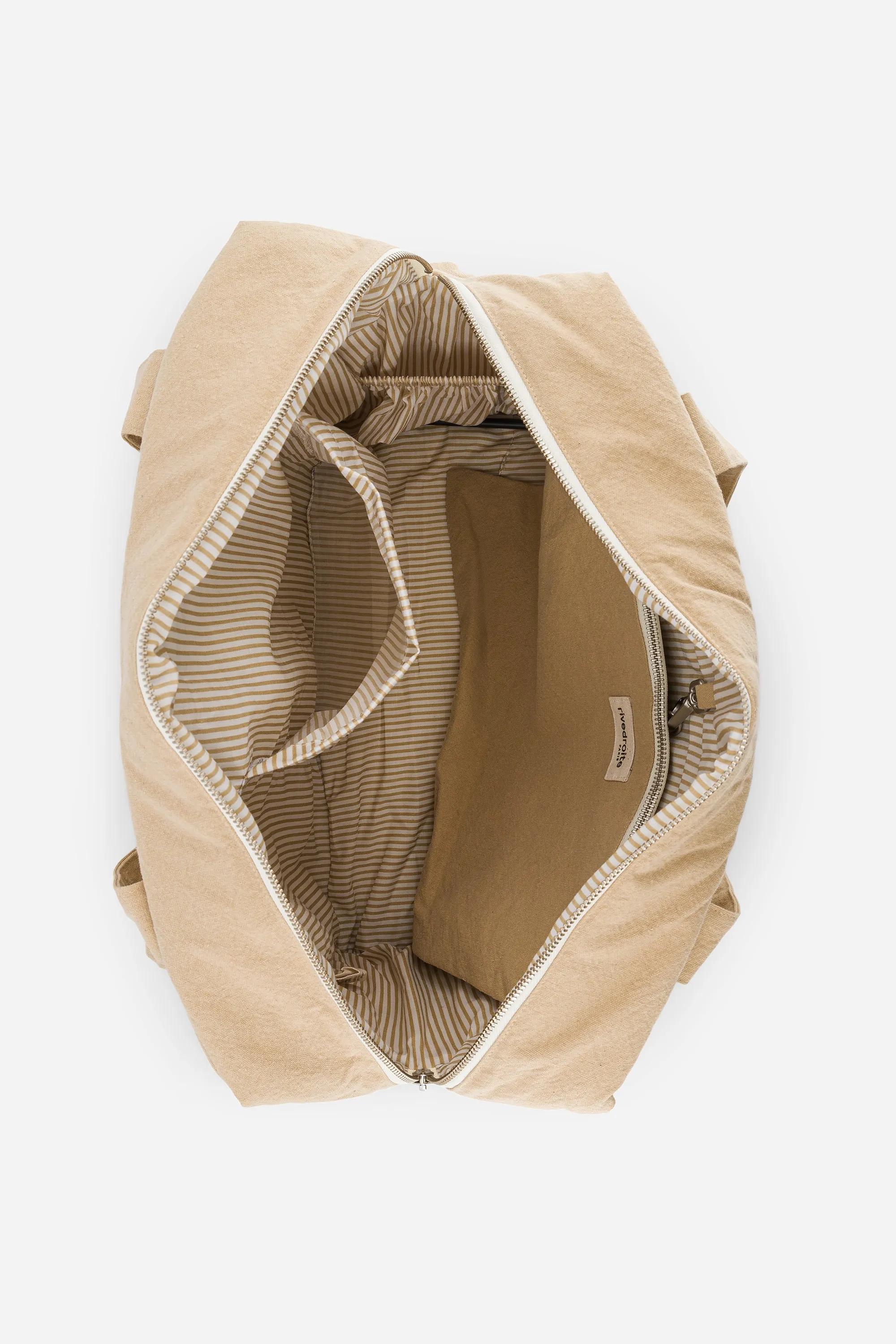 Darcy the anti diaper bag - Recycled cotton Beige