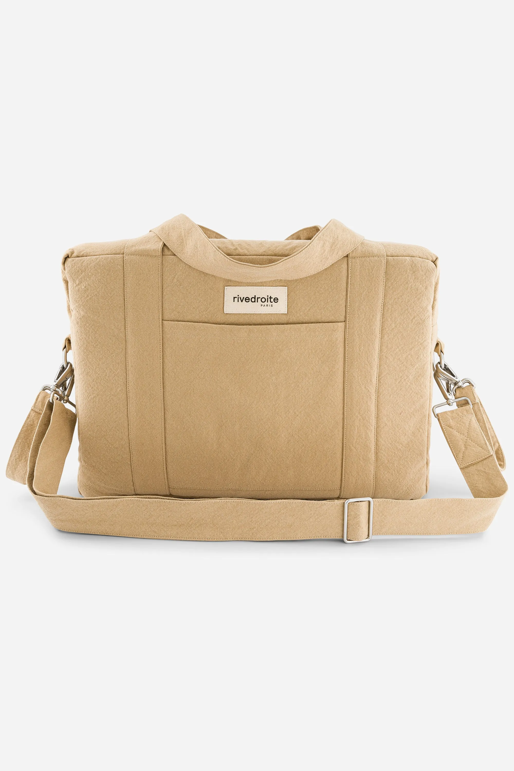 Darcy the anti diaper bag - Recycled cotton Beige