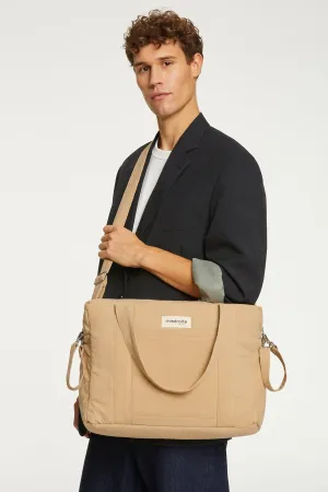 Darcy the anti diaper bag - Recycled cotton Beige