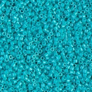 DB 658, Bright Blue Turquoise-Opaque-Dyed - Size 11 - 5 grams - Japanese Cylinder Seed Beads - Retail & Wholesale
