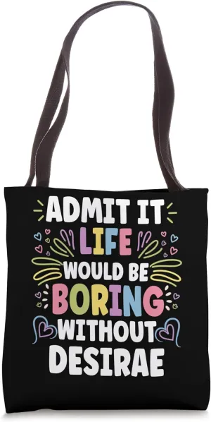 DESTINEE Personalized Name Funny Cute Custom DESTINEE Name Tote Bag