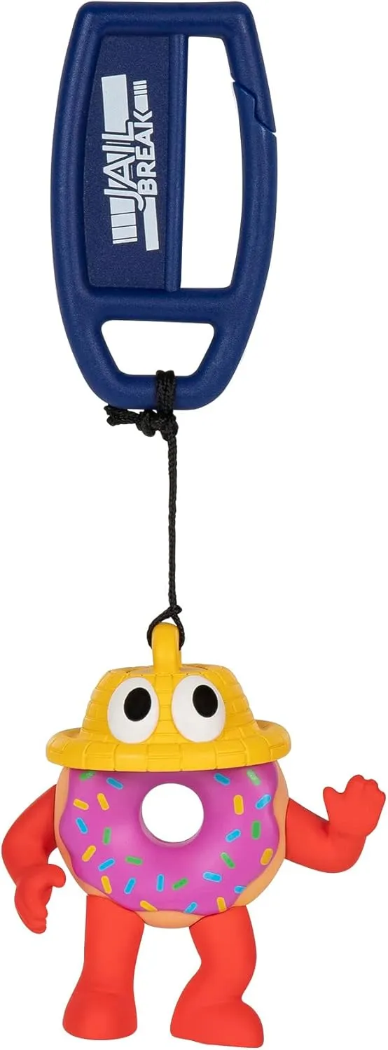 DevSeries Jailbreak Collector Bundle - Three Exclusive Virtual Item Codes with Boss Pass Gamer Plush, SWAT Pass Gamer Squooshems, and Mr. Donut Hanger