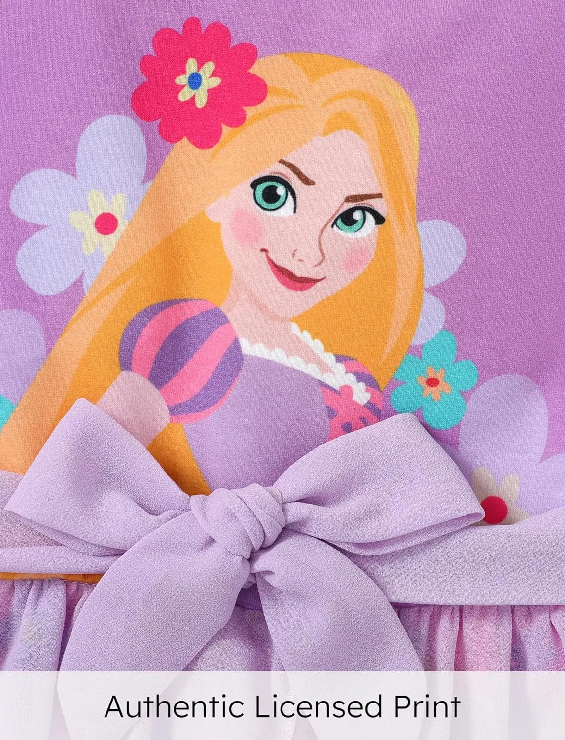 Disney Frozen Elsa Princess Ariel Minnie Mouse Toddler Girl Romper With Tulle Skirt Overlay Birthday Summer Jumpsuit 2-8Years