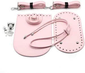 DIY Handmade Bag Accessories with Bag Bottom Flap Cover Shoulder Strap Bag Belt Hardware Parts for Women Backpack(Black-JoJo's Bizarre Adventure1)