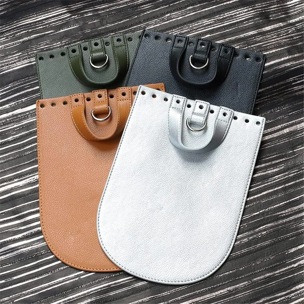 DIY Handmade Bag Accessories with Bag Bottom Flap Cover Shoulder Strap Bag Belt Hardware Parts for Women Backpack(Black-JoJo's Bizarre Adventure1)