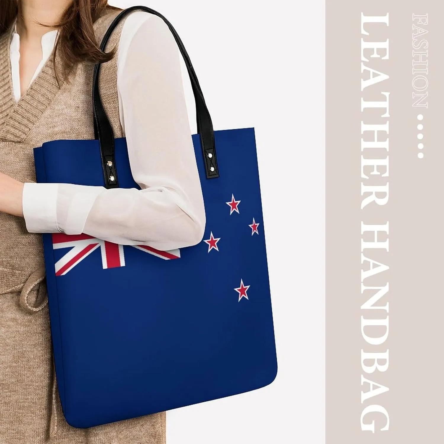 Djibouti Flag Women's Fashionable Leather Tote Bag Versatile Purse for Work and Leisure