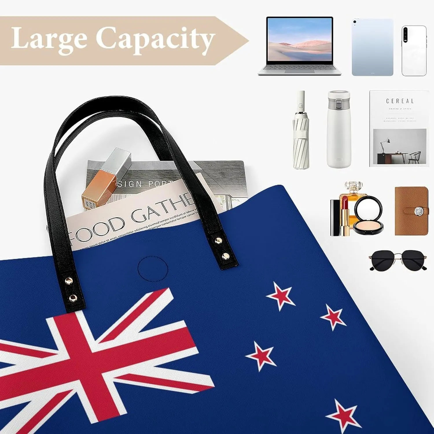 Djibouti Flag Women's Fashionable Leather Tote Bag Versatile Purse for Work and Leisure