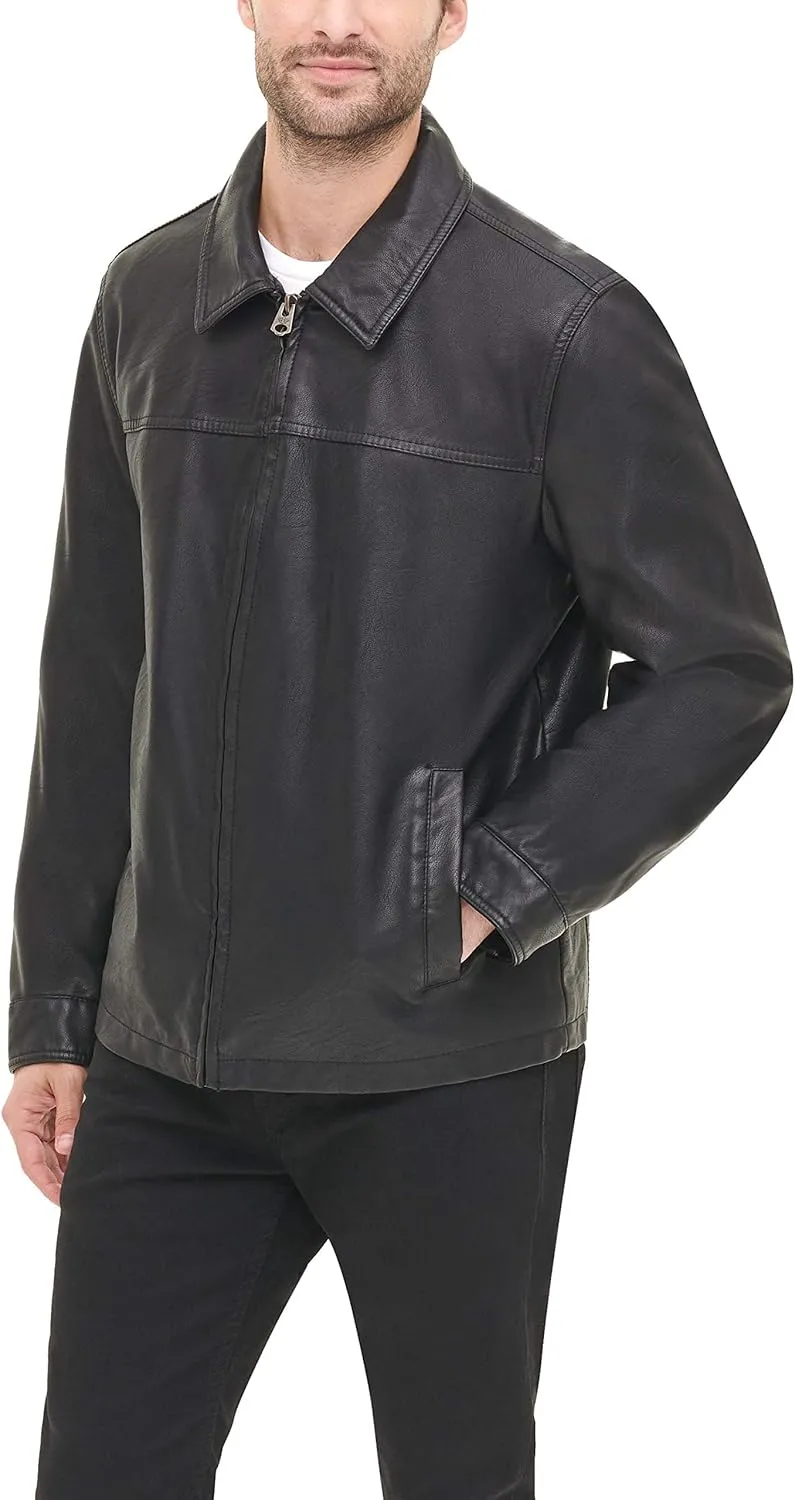 Dockers Men's James Faux Leather Jacket (Regular, Big & Tall Sizes)