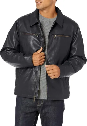 Dockers Men's James Faux Leather Jacket (Regular, Big & Tall Sizes)