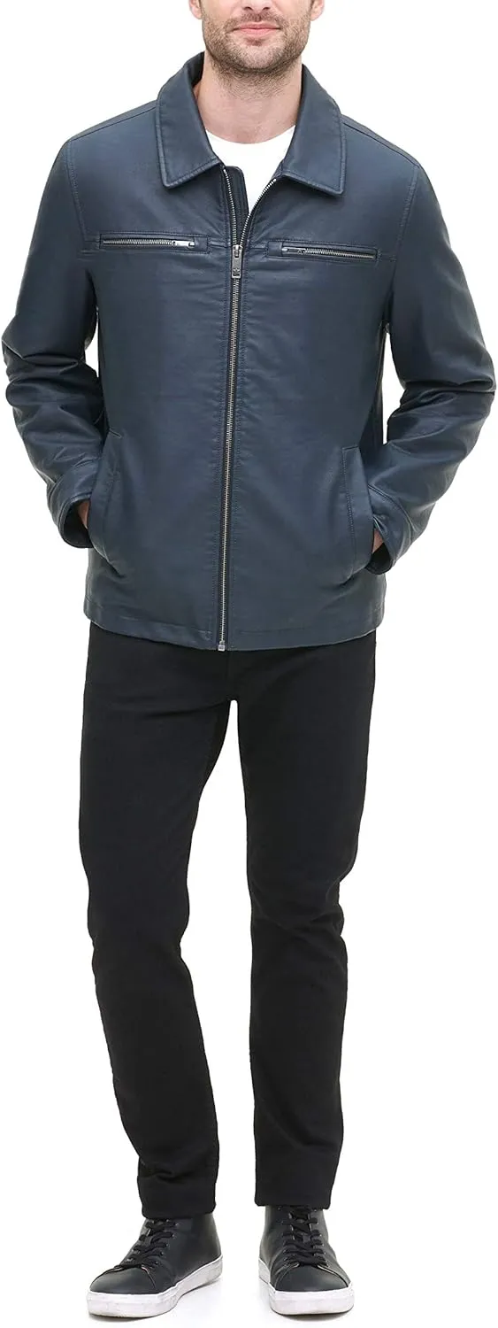 Dockers Men's James Faux Leather Jacket (Regular, Big & Tall Sizes)