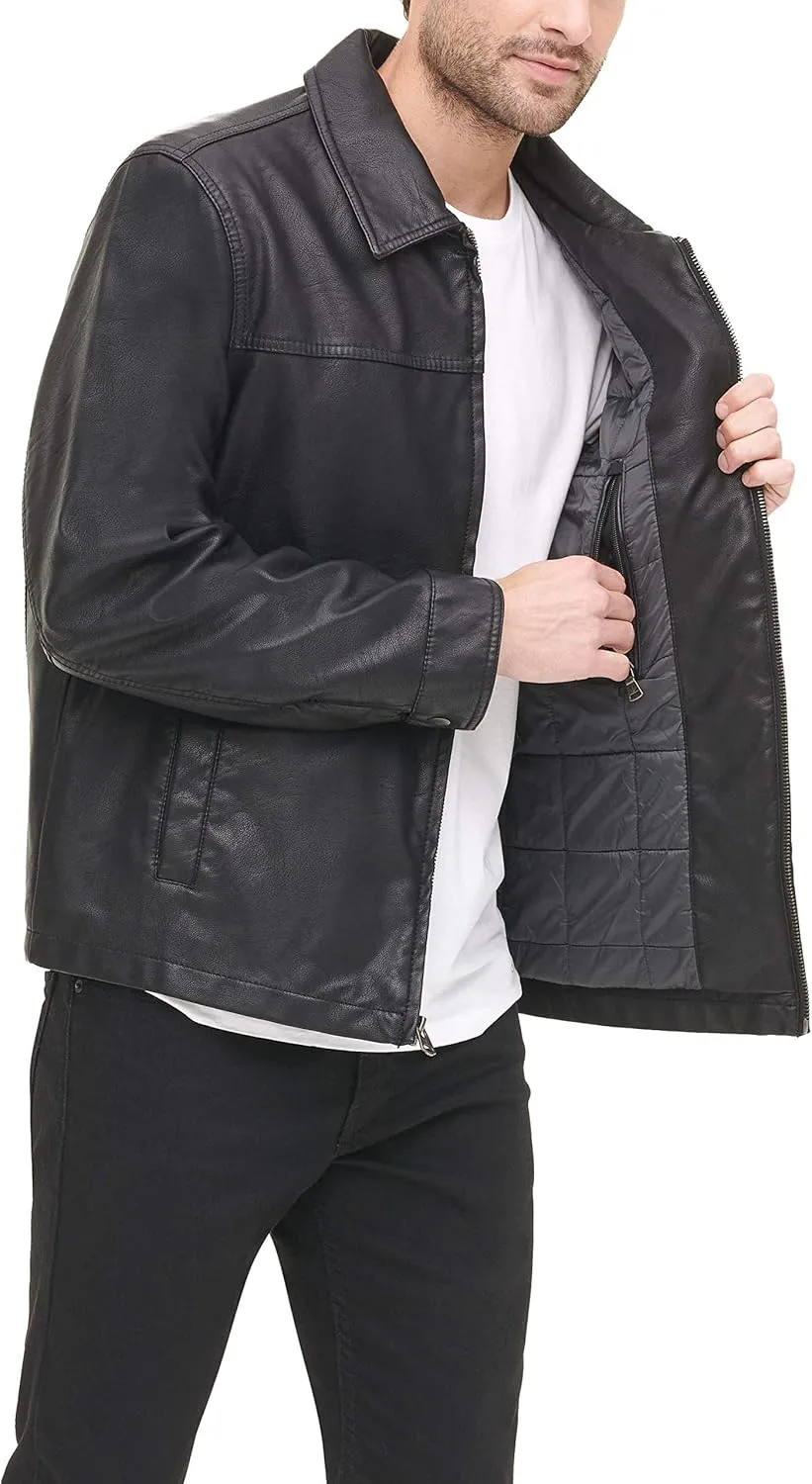 Dockers Men's James Faux Leather Jacket (Regular, Big & Tall Sizes)