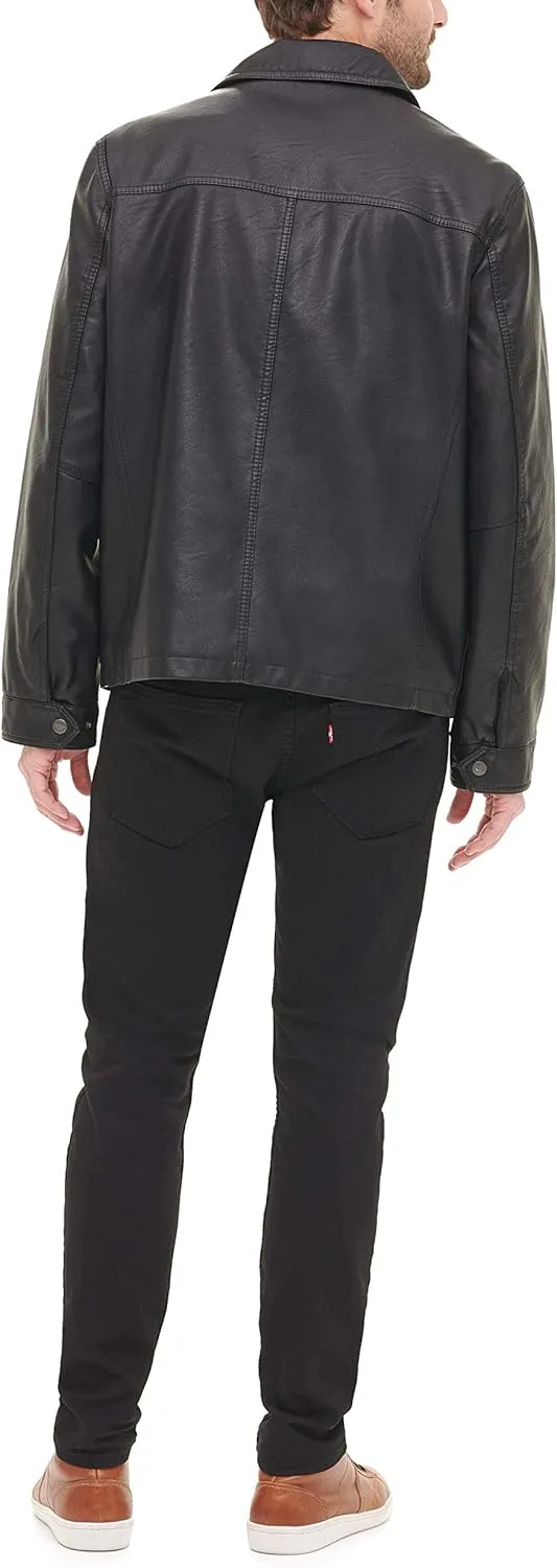Dockers Men's James Faux Leather Jacket (Regular, Big & Tall Sizes)