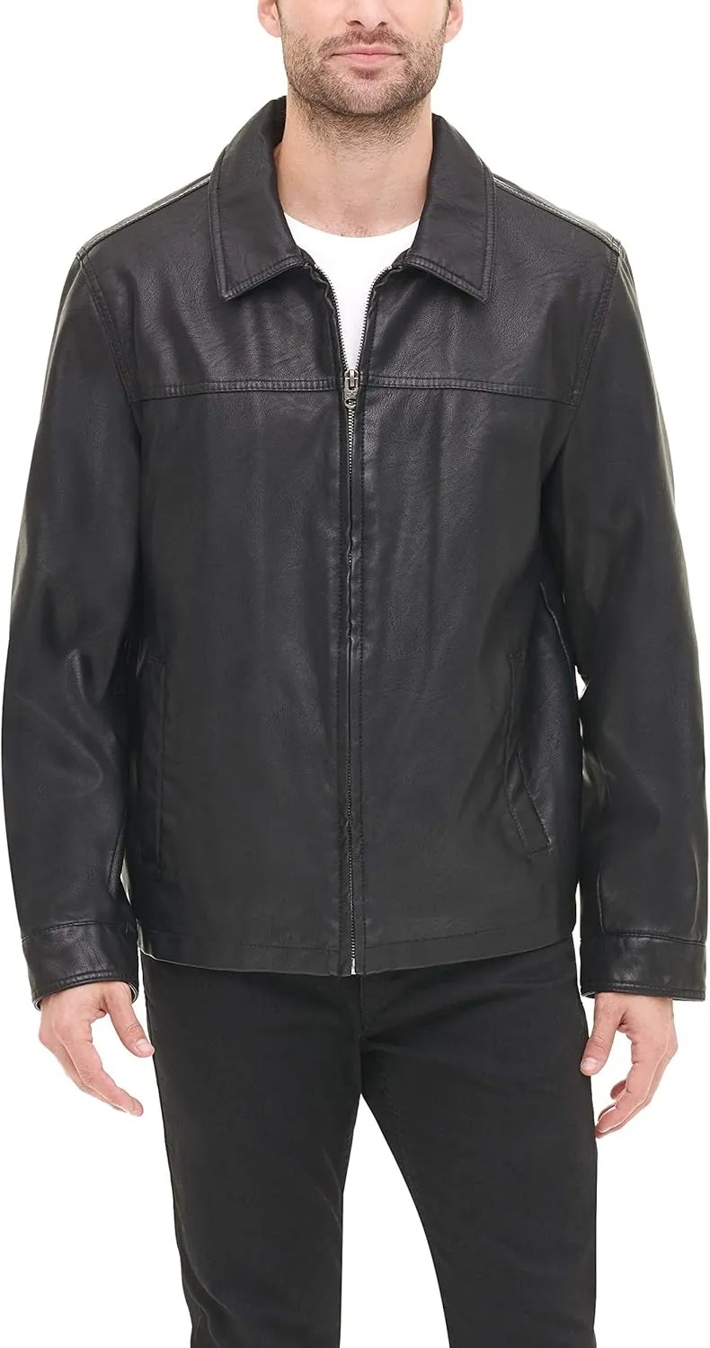 Dockers Men's James Faux Leather Jacket (Regular, Big & Tall Sizes)