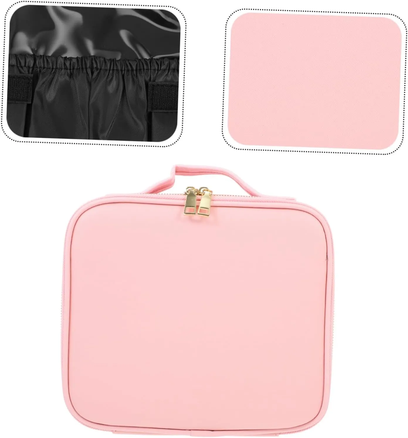 DOITOOL Makeup Travel Bag Toiletry Travel Bag Large Makeups Pouch Cosmetics Carrier Sturdy Compact
