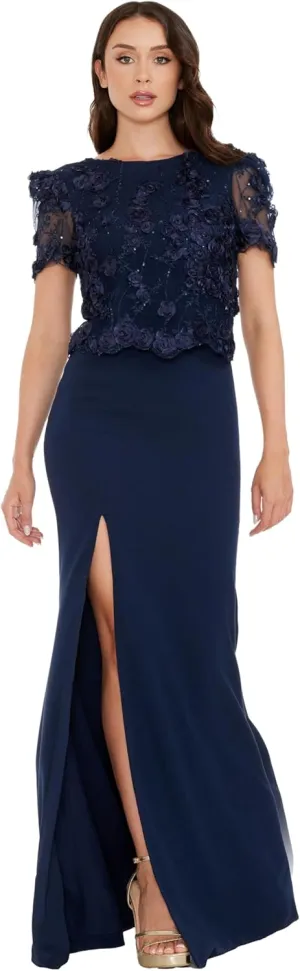 Dress the Population Women's Ramona Mermaid Maxi Dress
