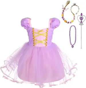 Dressy Daisy Princess Costumes Birthday Fancy Halloween Xmas Party Dresses Up for Baby Little Toddler Girls
