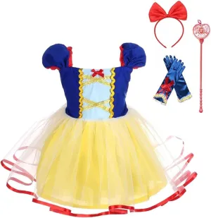 Dressy Daisy Princess Costumes Birthday Fancy Halloween Xmas Party Dresses Up for Baby Little Toddler Girls