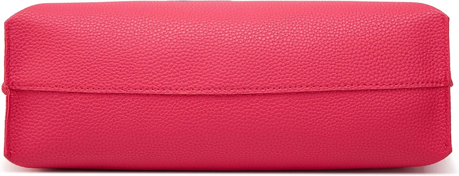 Dreubea Women's Soft Faux Leather Tote Shoulder Bag from, Big Capacity Tassel Handbag