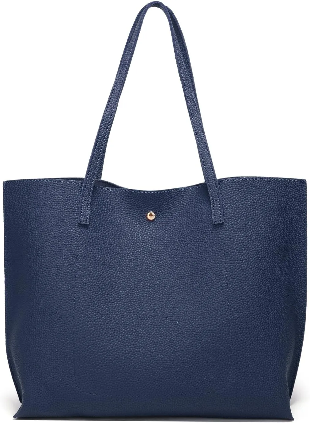 Dreubea Women's Soft Faux Leather Tote Shoulder Bag from, Big Capacity Tassel Handbag
