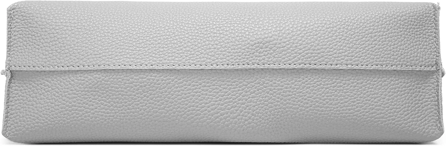Dreubea Women's Soft Faux Leather Tote Shoulder Bag from, Big Capacity Tassel Handbag