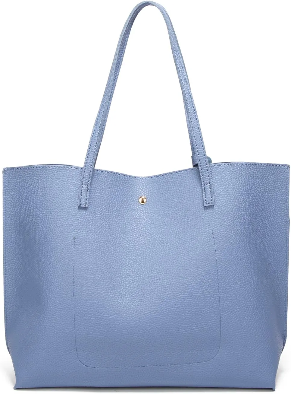 Dreubea Women's Soft Faux Leather Tote Shoulder Bag from, Big Capacity Tassel Handbag