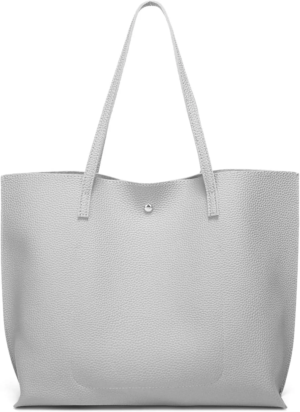 Dreubea Women's Soft Faux Leather Tote Shoulder Bag from, Big Capacity Tassel Handbag