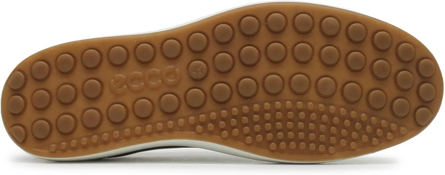 ECCO Mens Soft 7 430004 Leather Trainers