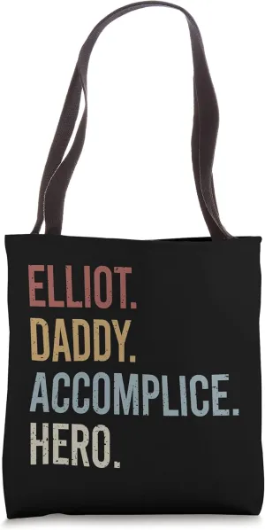 Elliot Daddy Accomplice Hero Retro Style Vintage Tote Bag