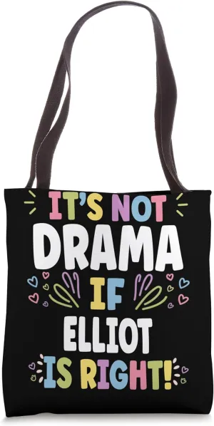 ELLIOT Personalized Women's Gift Custom ELLIOT Tote Bag