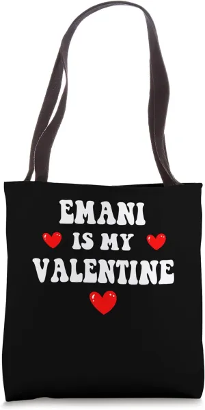 EMBER Is My Valentine Personalized Custom EMBER Tote Bag