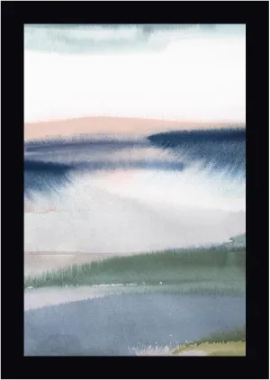 Eventide II by Isabelle Z - 25" x 36" Framed Canvas Art Print - Black Frame - Ready to Hang