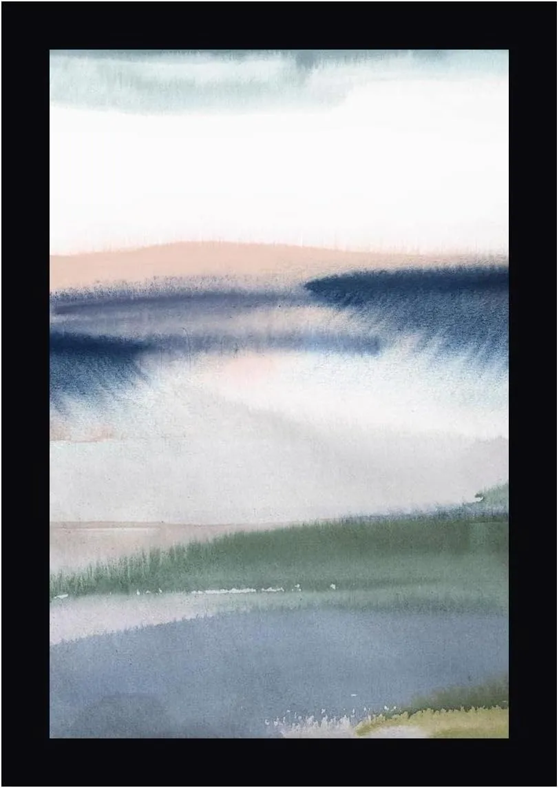Eventide II by Isabelle Z - 25" x 36" Framed Canvas Art Print - Black Frame - Ready to Hang