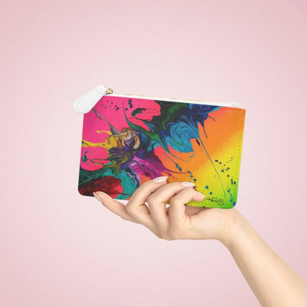 Eye Candy Small Kre8 Saffiano Clutch Bag