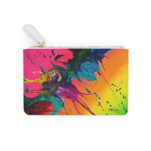 Eye Candy Small Kre8 Saffiano Clutch Bag