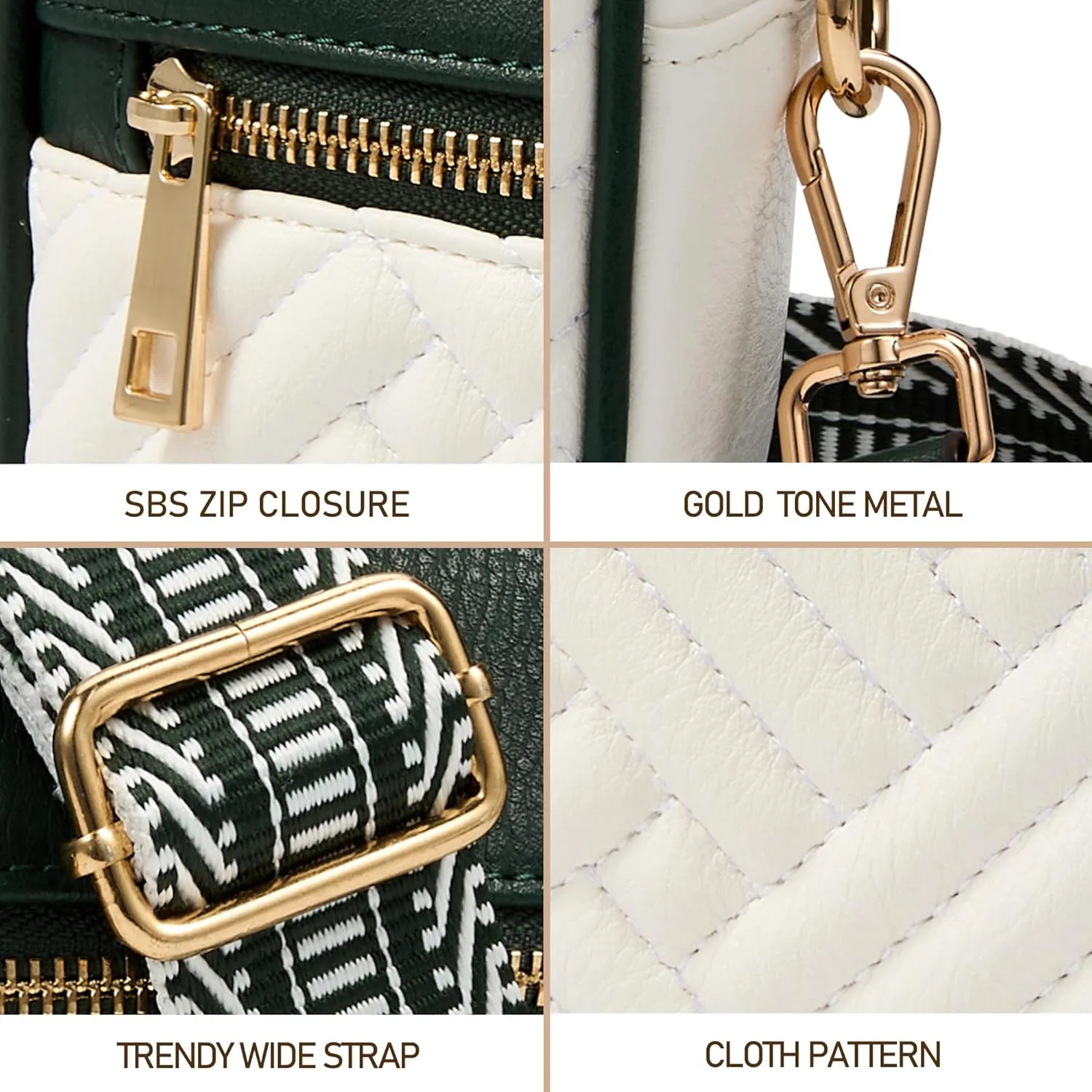Fancy Forest Crossbody Bags for Women - Trendy Vegan Leather Small Purse, Travel-Ready Designer Accessory