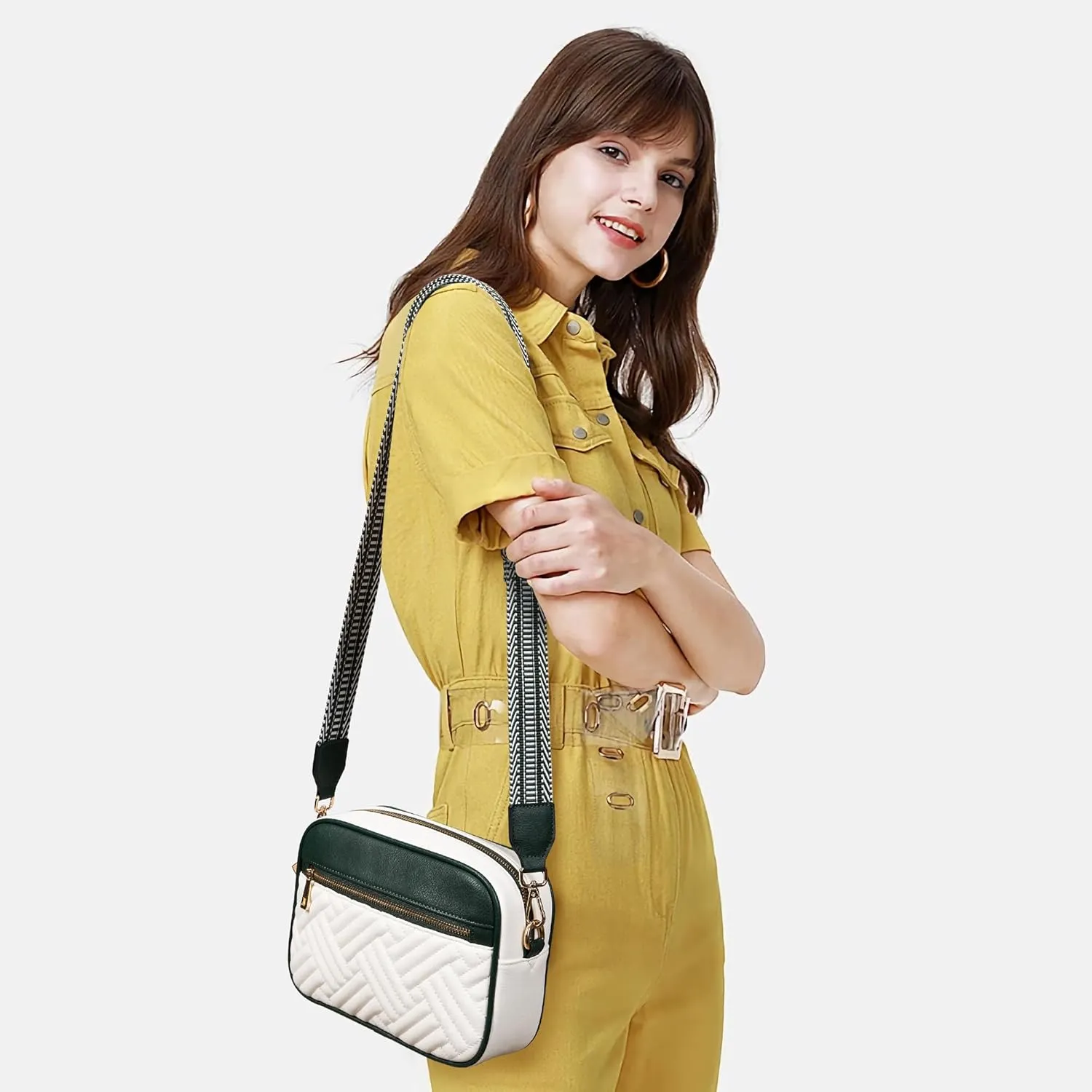 Fancy Forest Crossbody Bags for Women - Trendy Vegan Leather Small Purse, Travel-Ready Designer Accessory