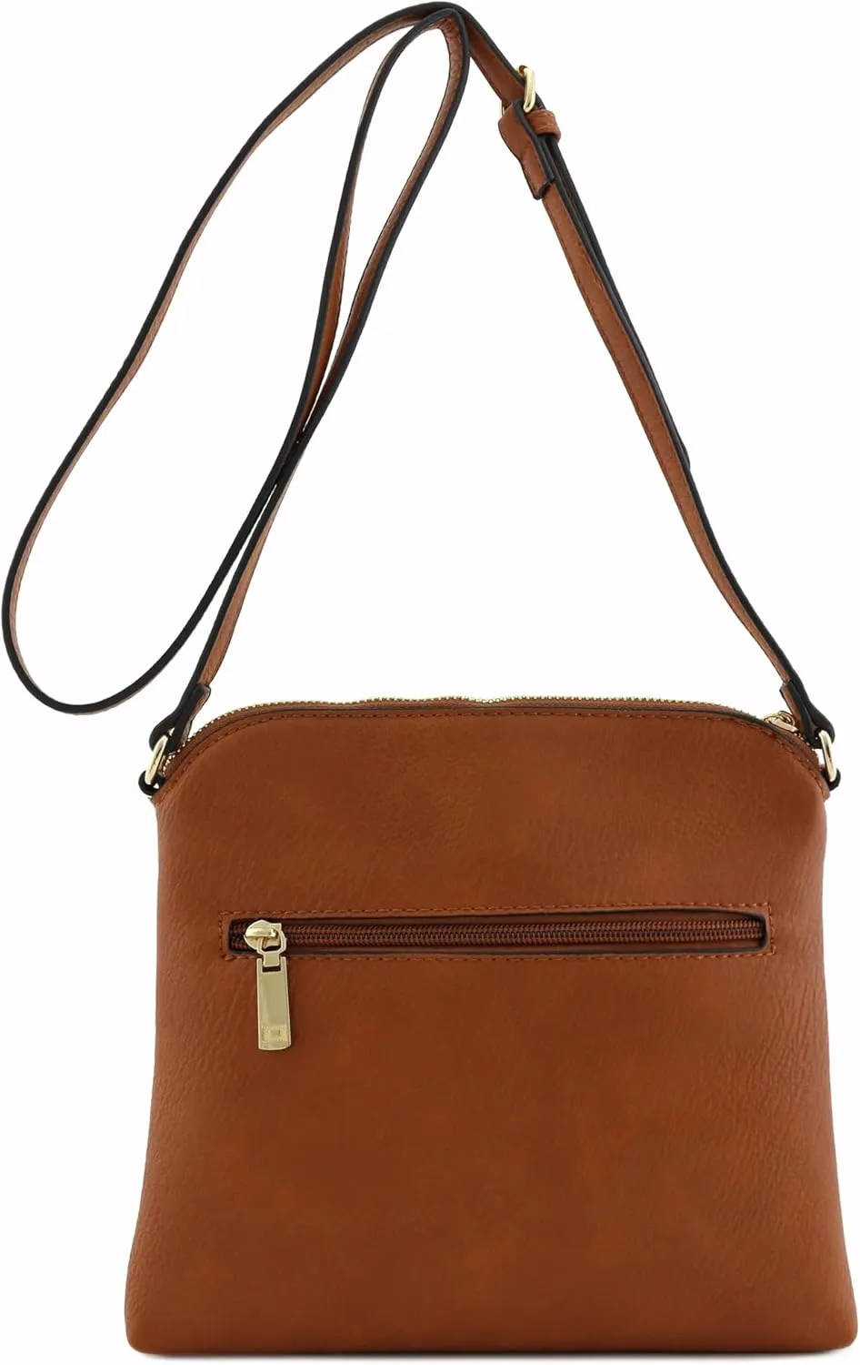 FashionPuzzle Chevron Quilted Medium Crossbody Bag with Tassel Accent