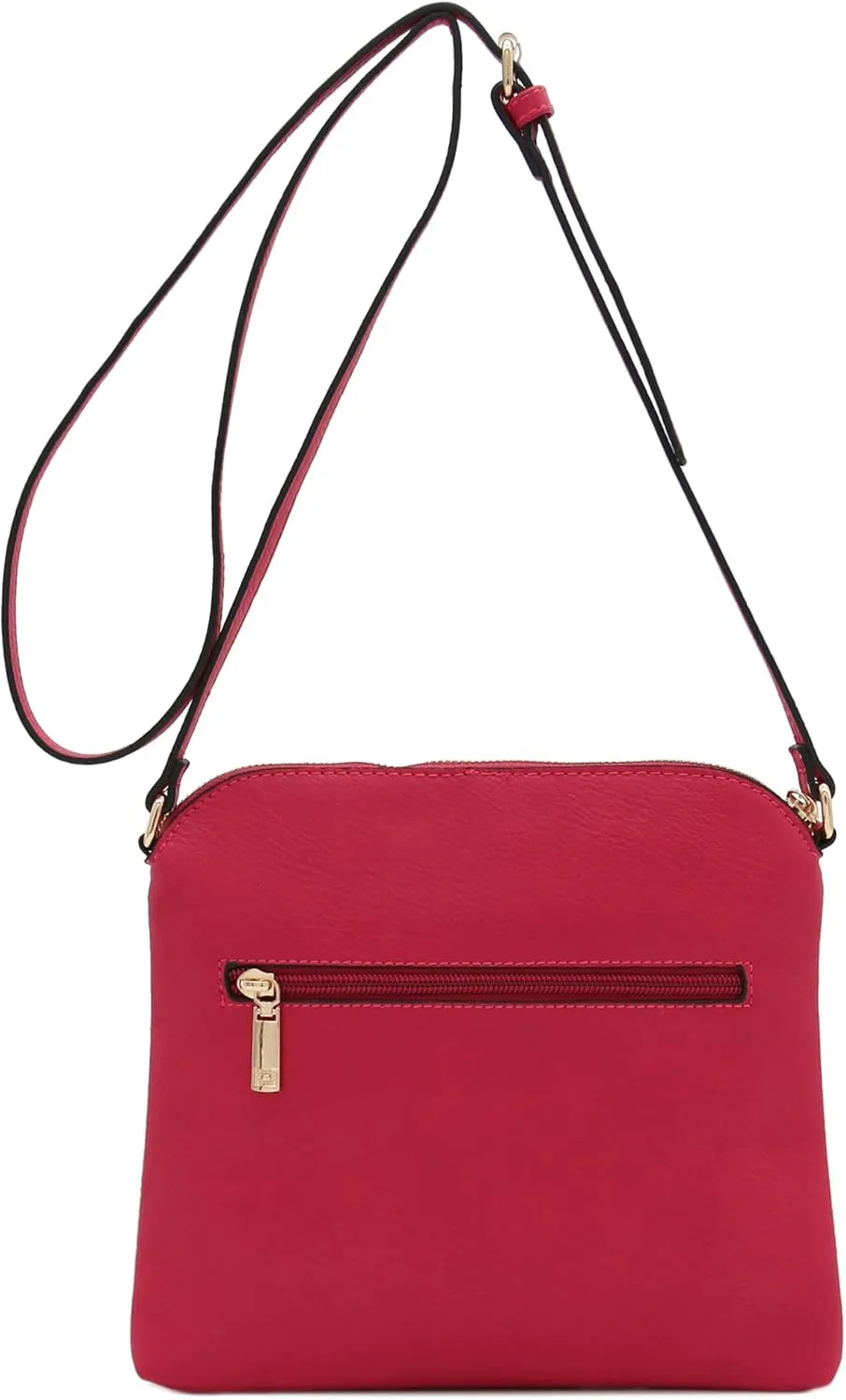 FashionPuzzle Chevron Quilted Medium Crossbody Bag with Tassel Accent