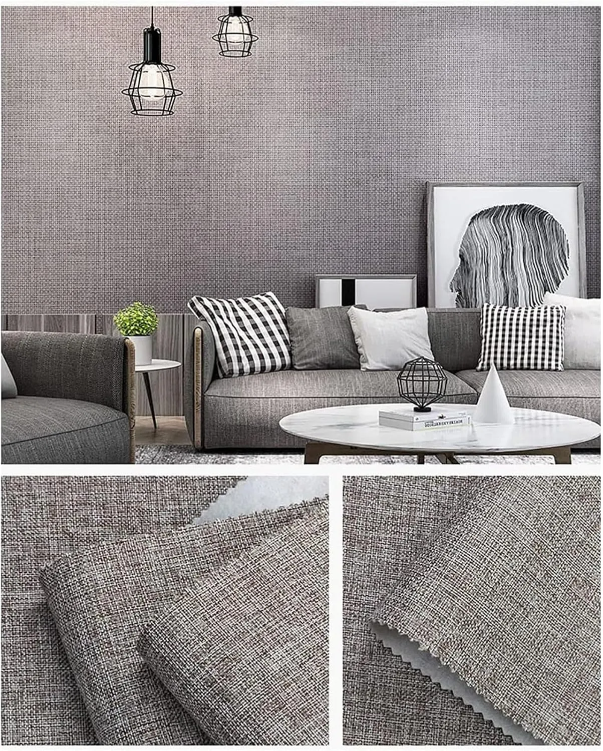 Faux Leather Fabric，Leathaire Fabric， Texture Faux Leather Sheets(1.38X9m)